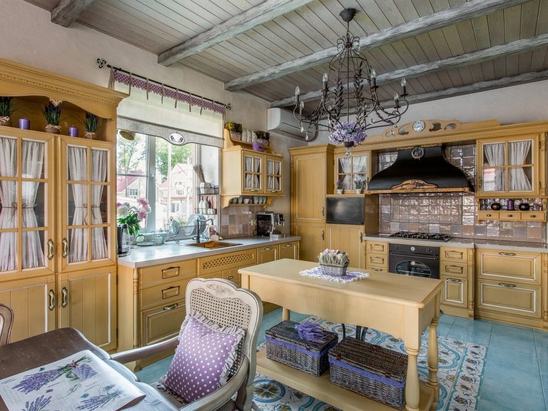 Кухня в стиле шебби-шик — правила оформления, советы и фото36