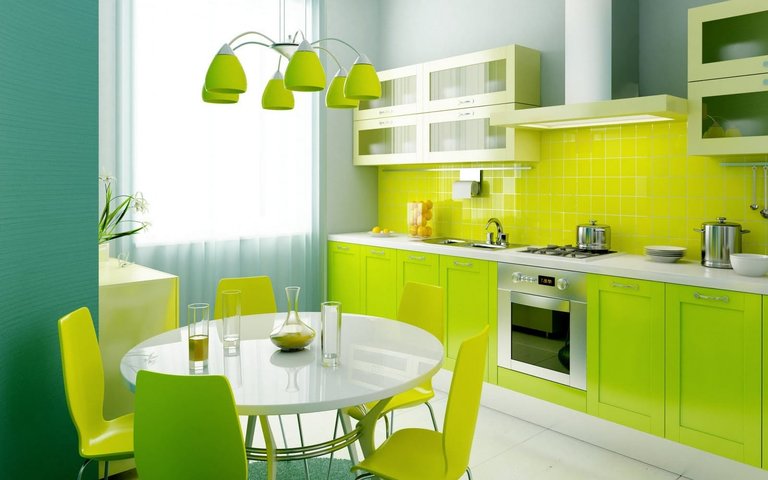 Сочетание цветов в интерьере кухни: правила, фото примеры, дизайнерские советы по выбору4